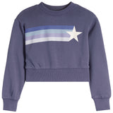Ombre Stripe And Star Sweatshirt - Denny's