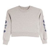 Crew Sweatshirt With Multi Icons