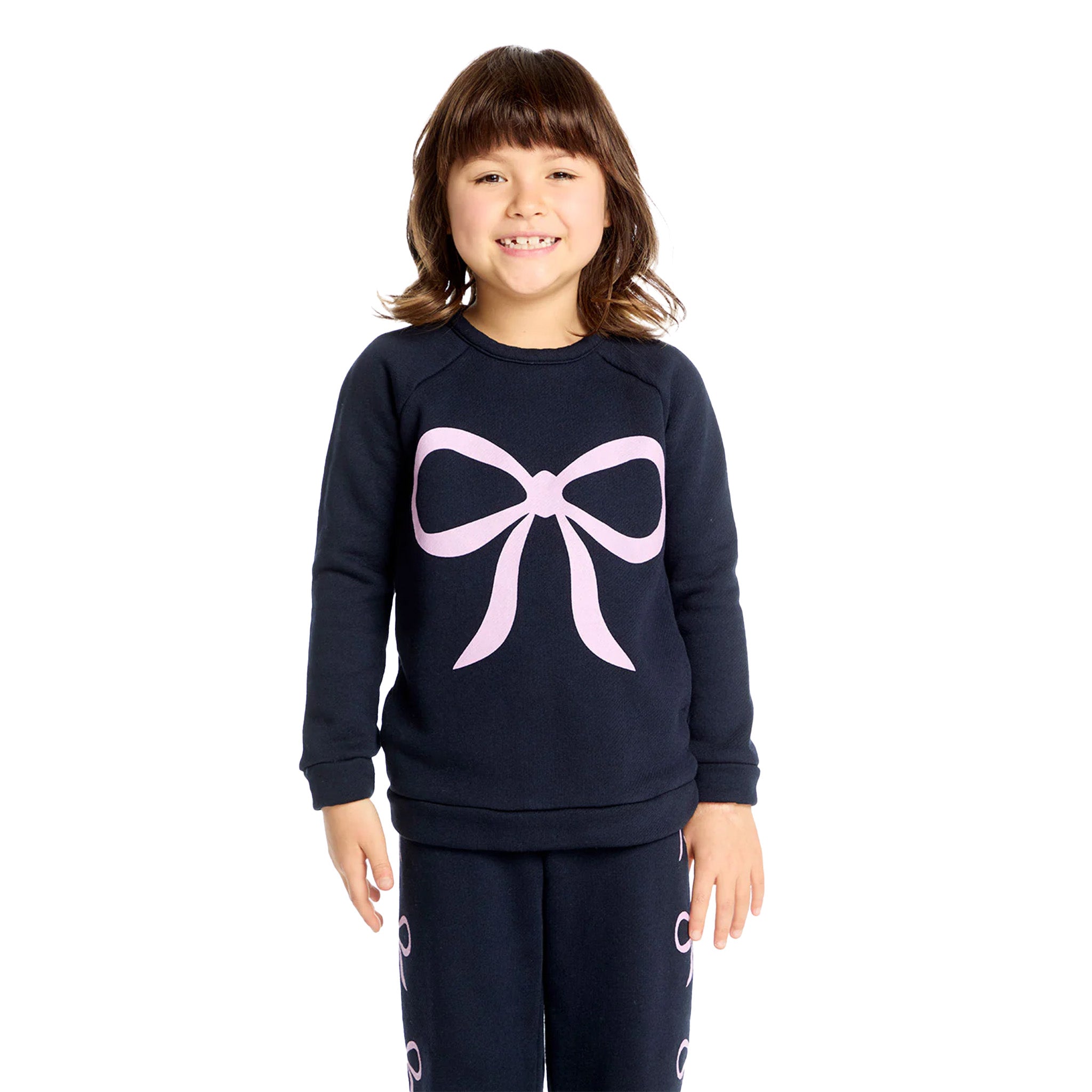Pink Bow Sweatshirt - Denny's