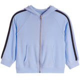 Stripes and Star Cozy Knit Zip Hoodie