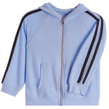 Stripes and Star Cozy Knit Zip Hoodie