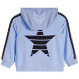 Stripes and Star Cozy Knit Zip Hoodie
