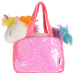 Unicorn Sequin Pet Carrier - Denny's