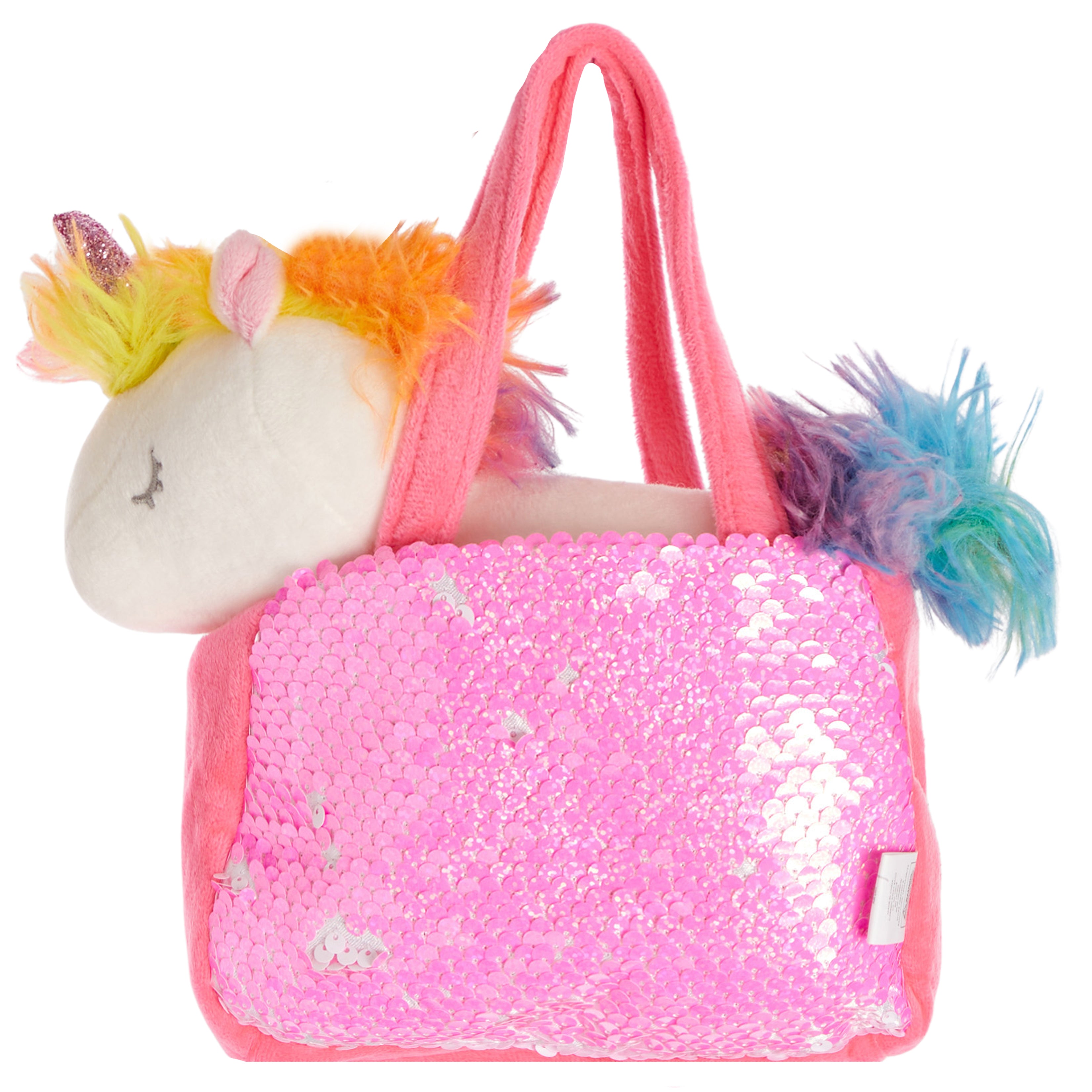 Unicorn Sequin Pet Carrier - Denny's