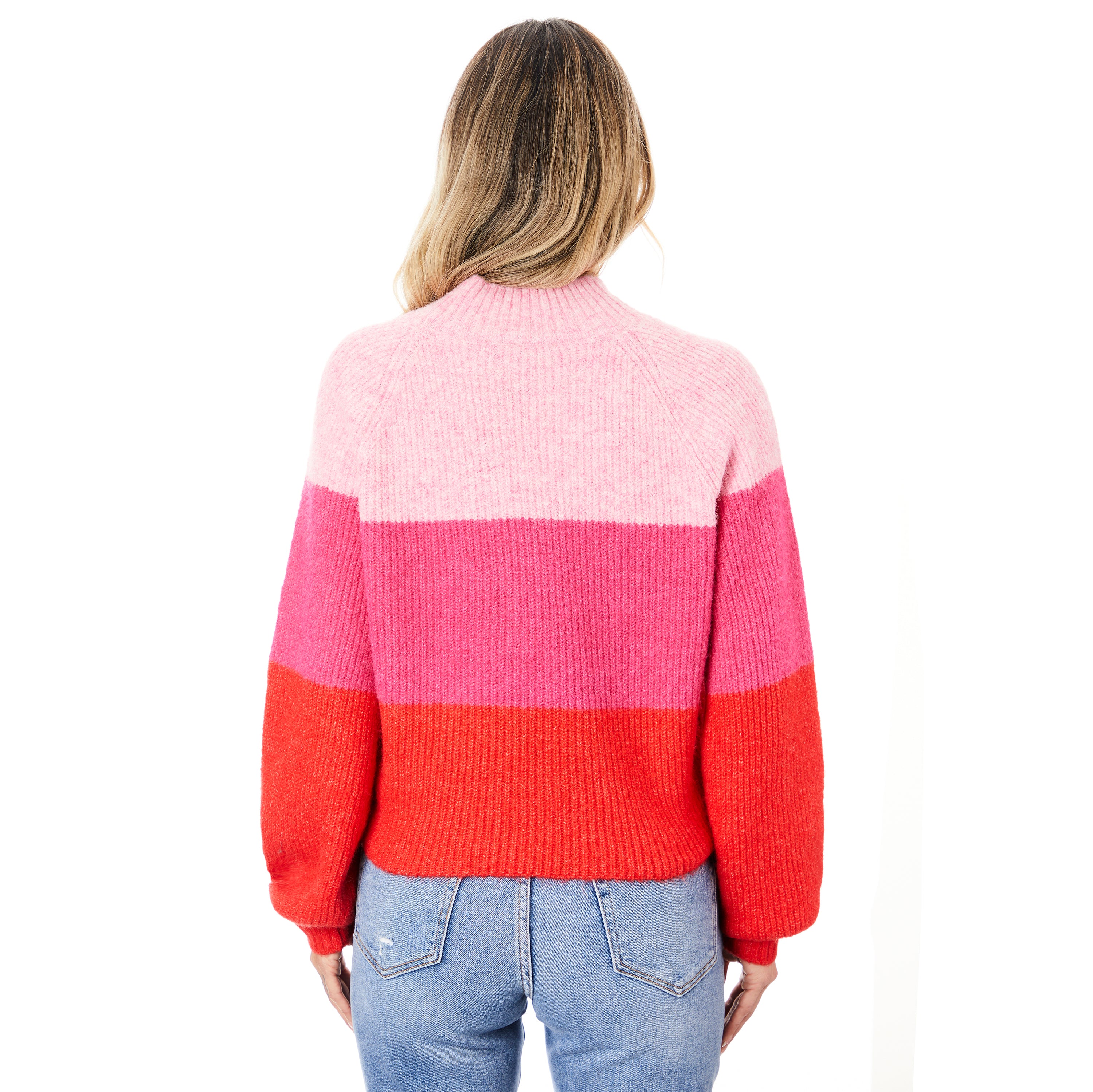 Livi Stripe Turtleneck Sweater - Denny's