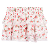 Floral Ruffle Skirt