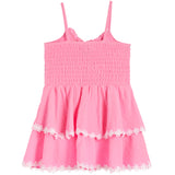Cheesecloth Dress With Rick Rack Daisy Trim