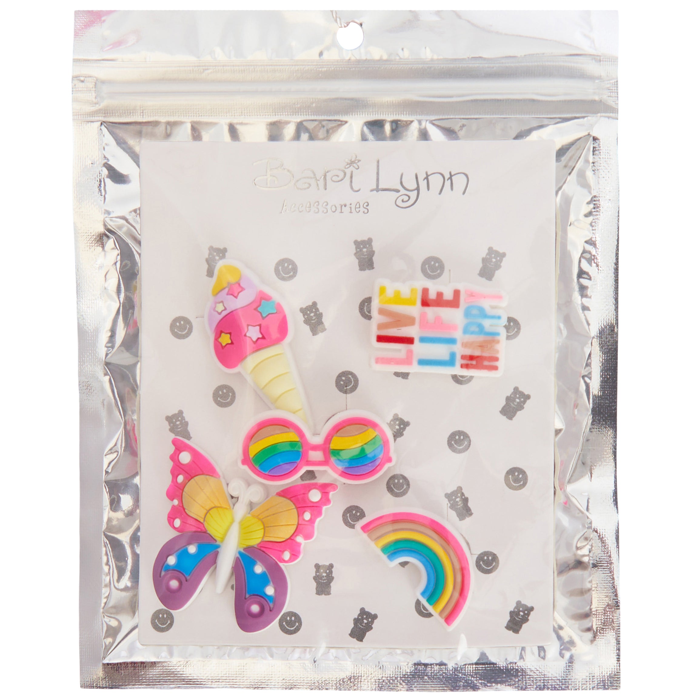 Chain Link Clear Camera Bag with Charms - Denny's