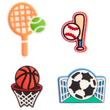 Baseball, Basketball, Tennis & Soccer Shoe Charms - Denny's
