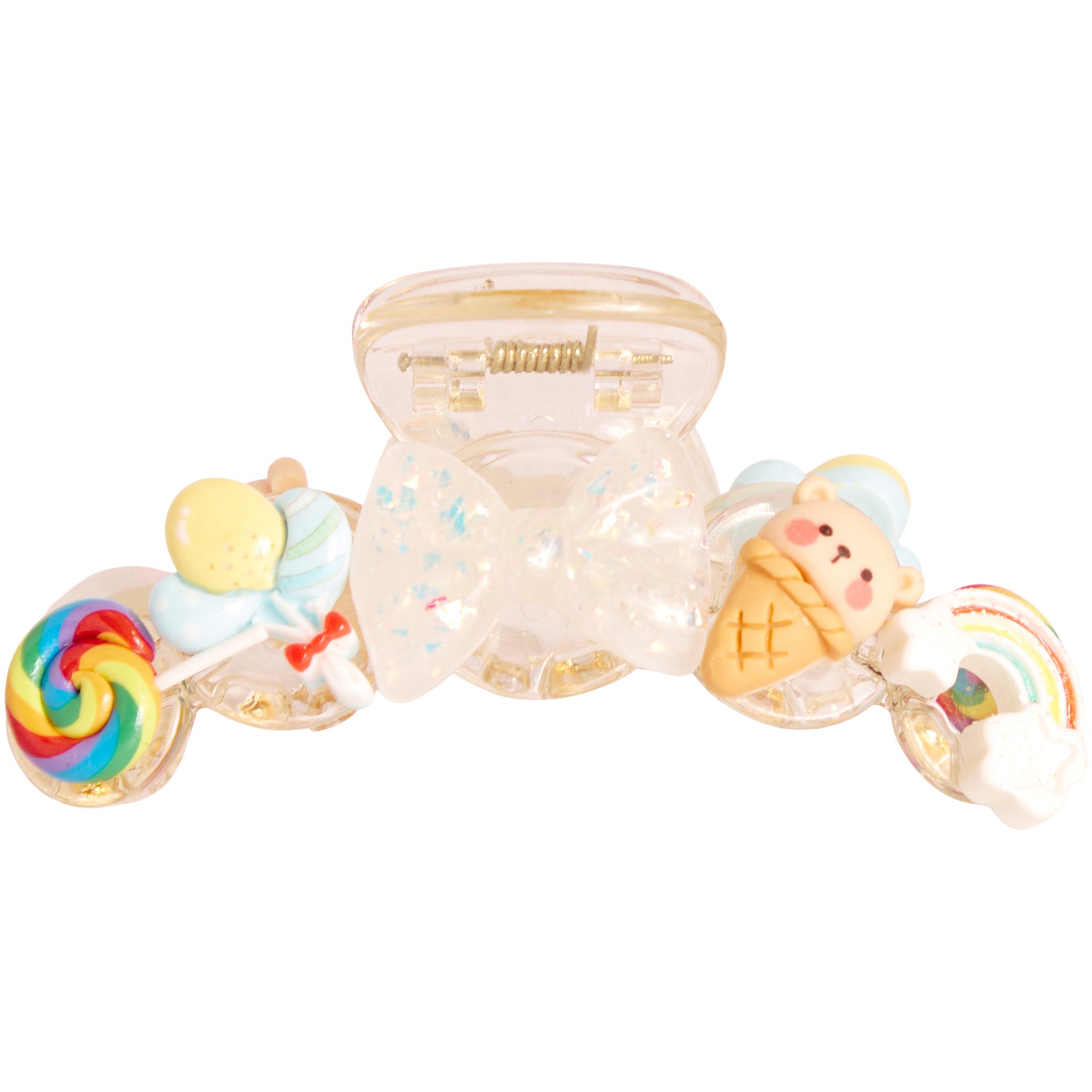 Bow and Candy Charm Claw Clip - Denny's