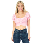 Chase Disty Floral Tie Back Top - Denny's