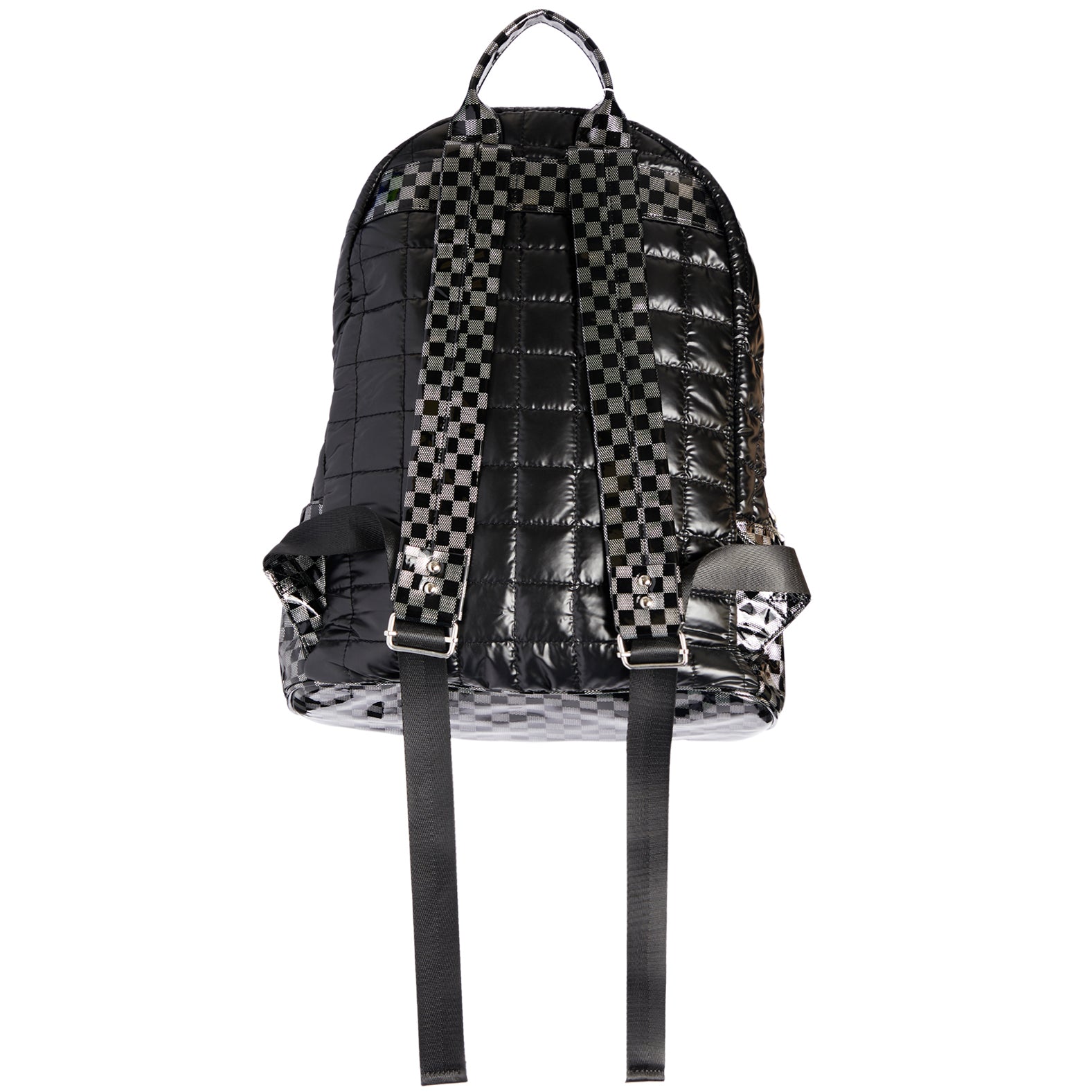 Checker Woven Quilted Backpack - Denny's