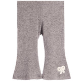 2pc Chenille Bow Hacci Ruffle Set