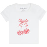 Checkered Cherry Short Sleeve Tee