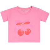 Short Sleeve Cherry Bow