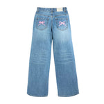 Chicago Embroidered Bow Jean - Denny's