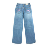 Chicago Embroidered Bow Jean - Denny's