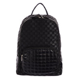 Puffer Pocket Faux Leather Backpack - Denny's