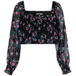 Chloe Floral Smocked Top - Denny's