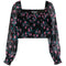Chloe Floral Smocked Top - Denny's