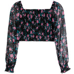 Chloe Floral Smocked Top - Denny's