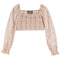 Chloe Cottage Stripe Smock Top - Denny's