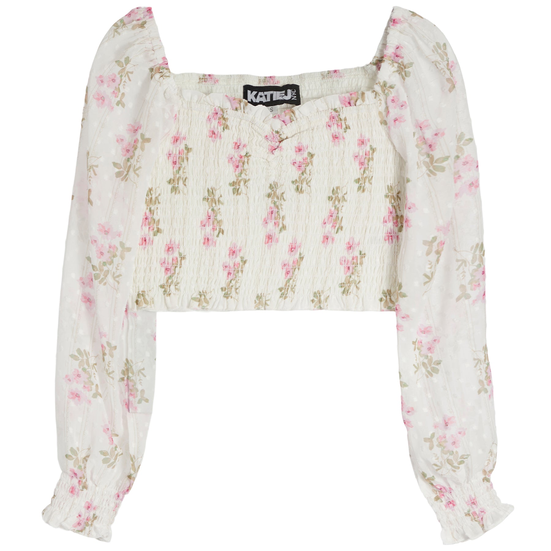 Chloe Country Floral Smocked Top - Denny's
