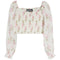 Chloe Country Floral Smocked Top - Denny's