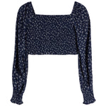 Chloe Floral Smock Top - Denny's
