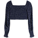 Chloe Floral Smock Top - Denny's