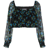 Chloe Winter Floral Smock Top - Denny's