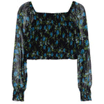 Chloe Winter Floral Smock Top - Denny's