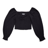 Chloe Long Sleeve Sheer Top - Denny's