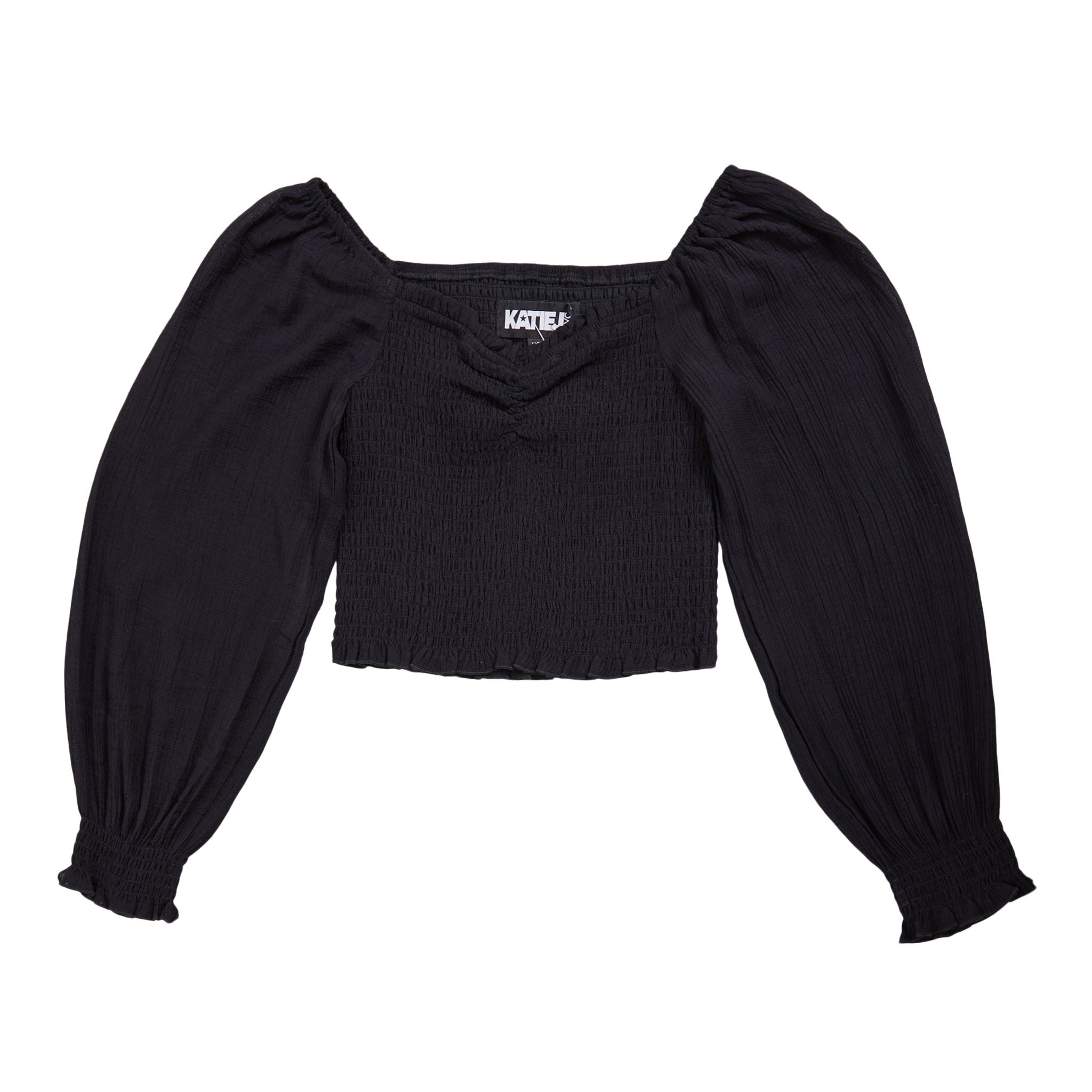 Chloe Long Sleeve Sheer Top - Denny's