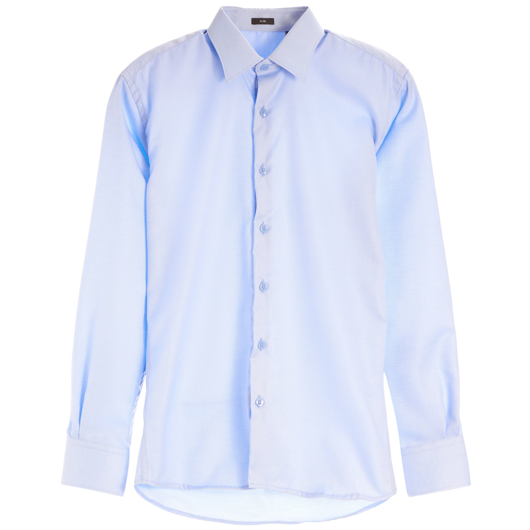 Slim Fit Pique Dress Shirt - Denny's