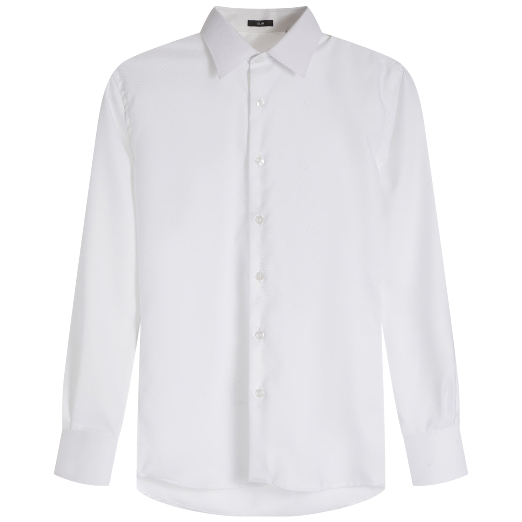 Slim Fit Pique Dress Shirt - Denny's