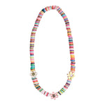 Flower Heishi Choker Necklace - Denny's