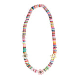 Flower Heishi Choker Necklace - Denny's
