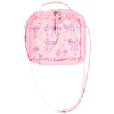 Quilted Ruffle Cherry Bow Charm Lunchbox