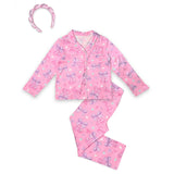 Cherry Yummy Satin PJ and Headband Set