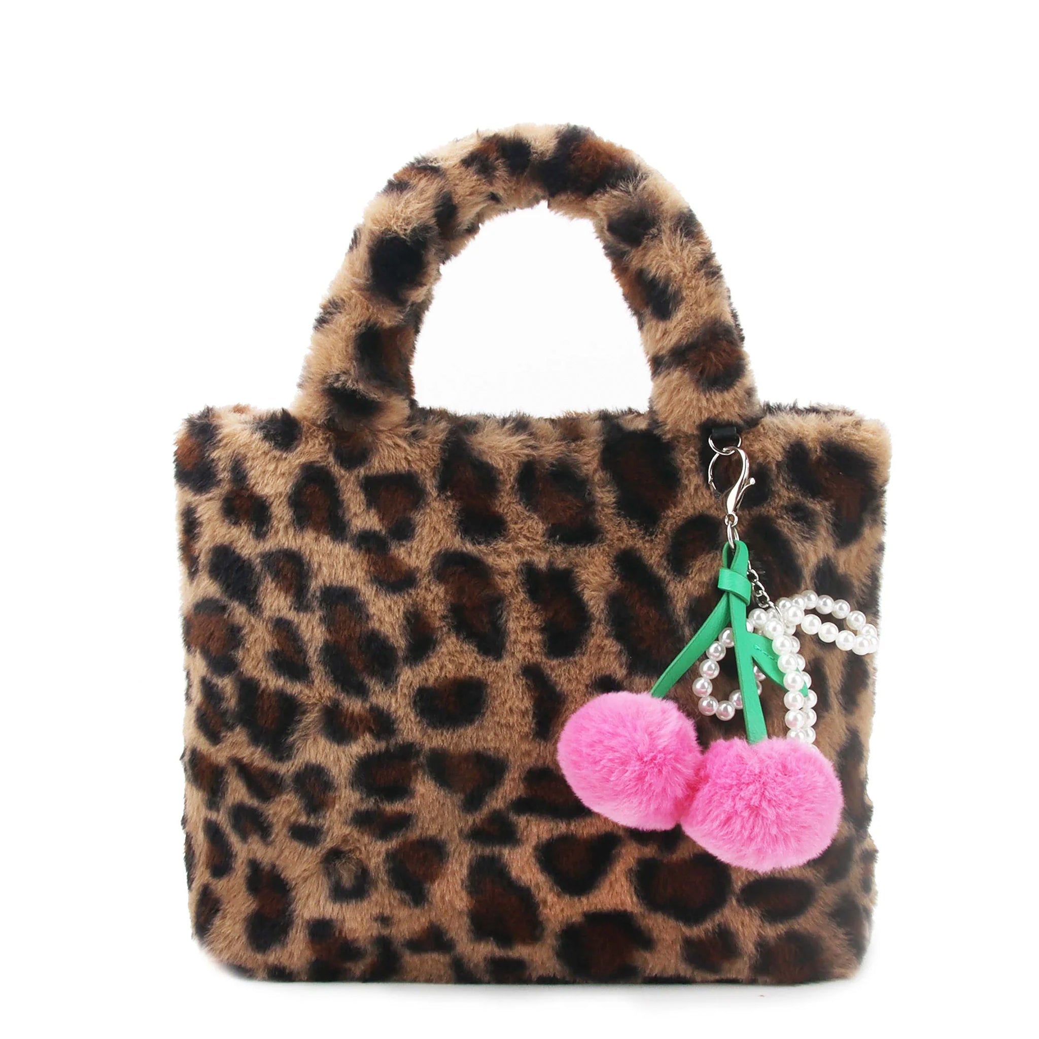 Leopard Cherry Patch Mini Tote Bag - Denny's