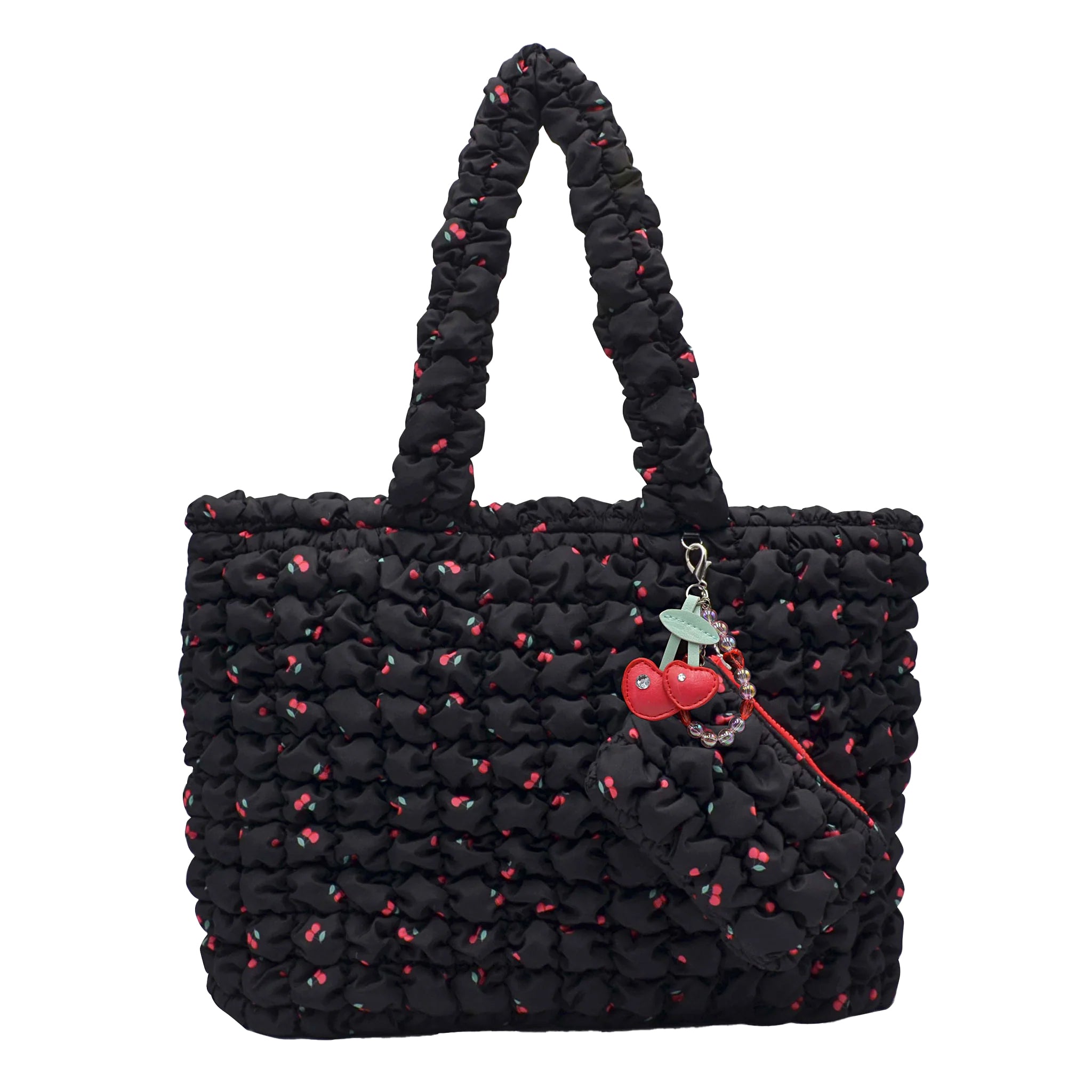 Charm Cherry Scrunch Tote