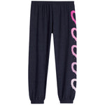 Ombre Spray Paint Pink Hearts Jogger - Denny's