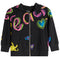 Allover Doodle Zip Jacket - Denny's