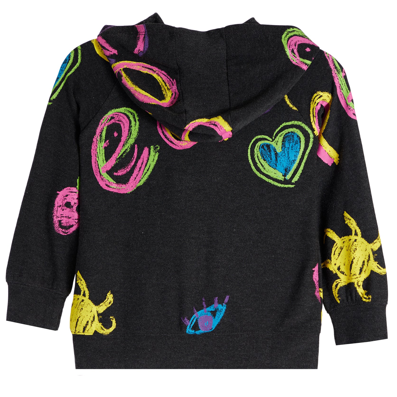 Allover Doodle Zip Jacket - Denny's