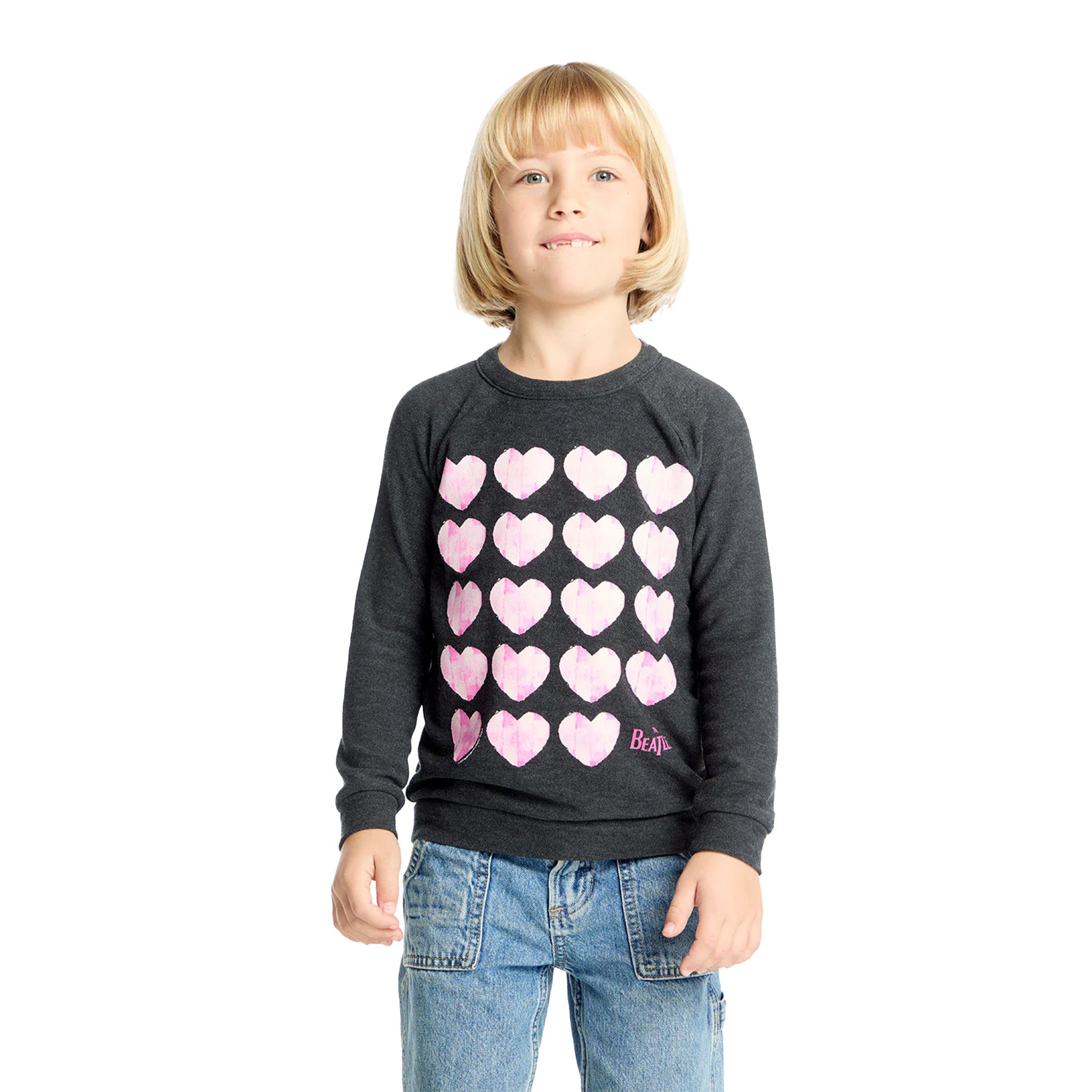 Hearts Beatles Long Sleeve Tee - Denny's