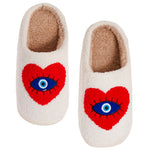 Evil Eye Heart Slippers - Denny's