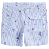Striped Palm Swim With Boxer Liner