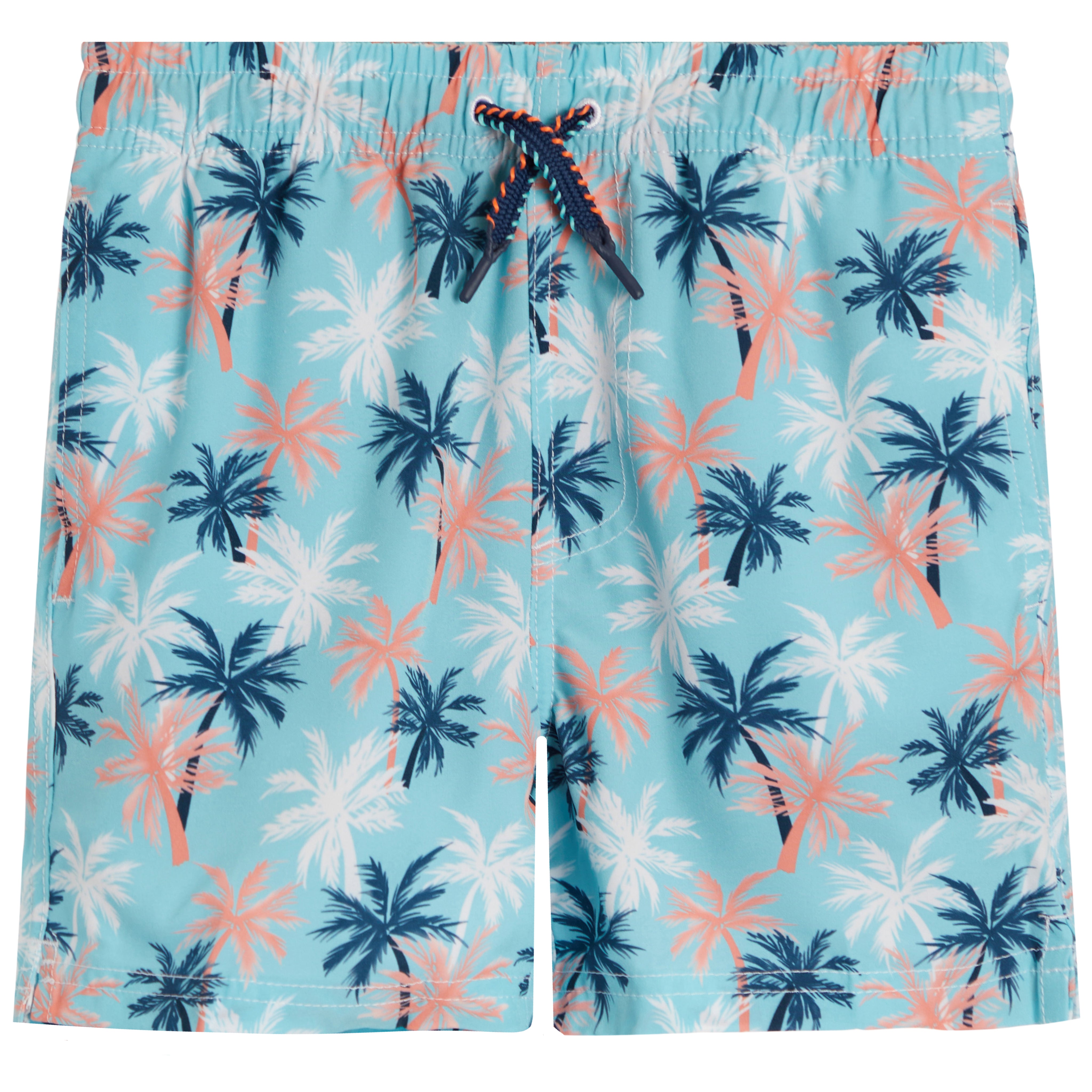 Boys Swim Trunks Boxer Brief Liner (sizes 6-14) | Palm Leaf