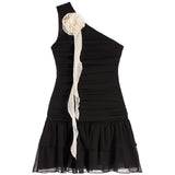 Clara Rosette Dress - Denny's